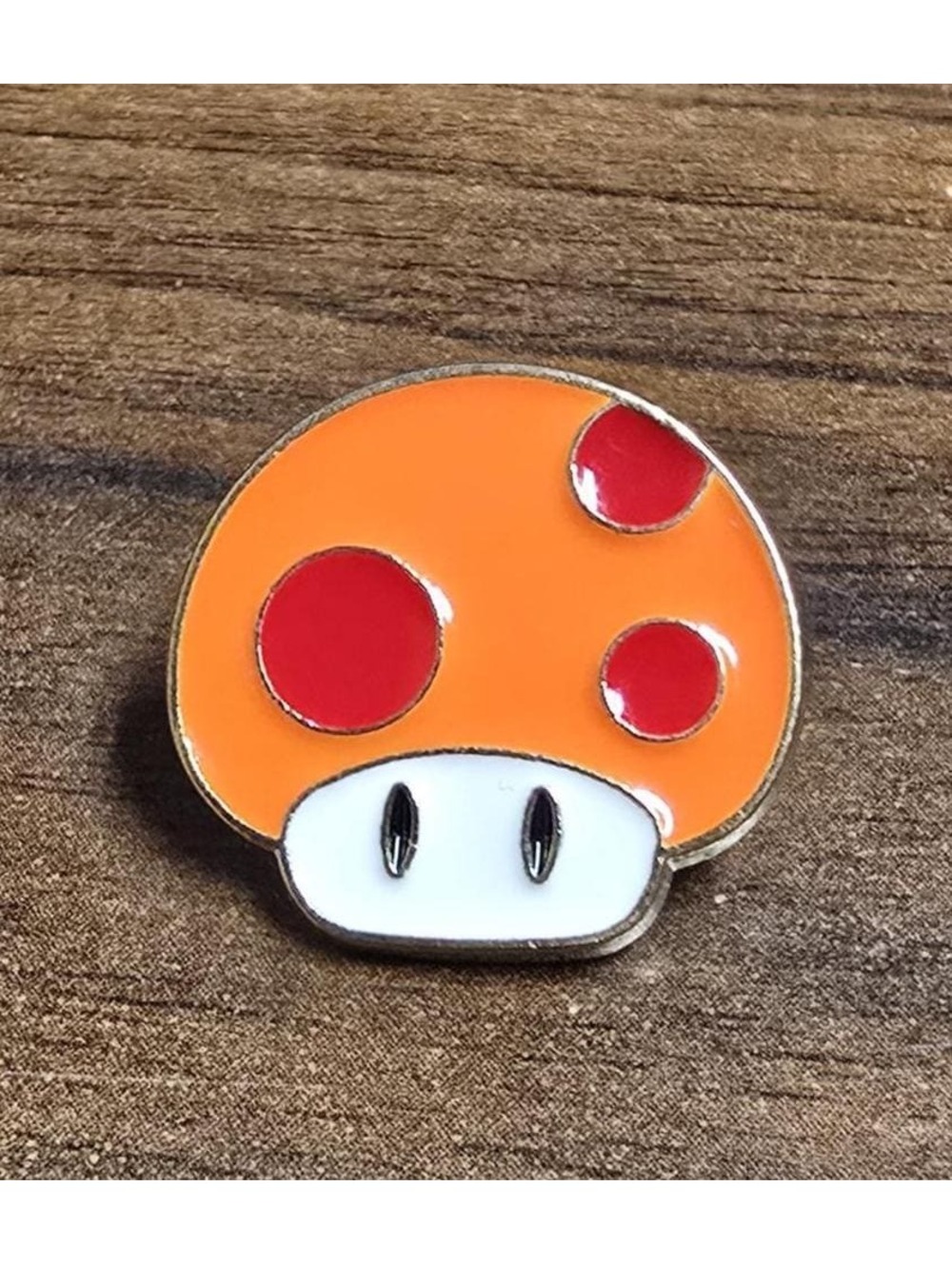 Super Mario Mushroom Enamel Pin